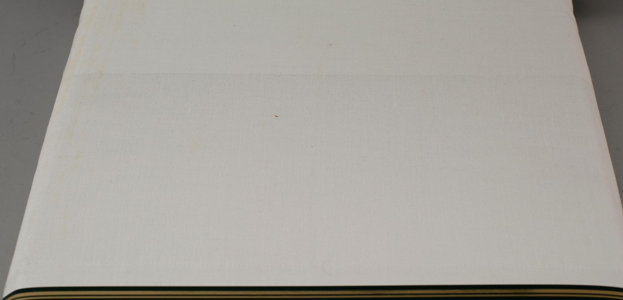 DUK, linnedamast, "Satin Band", Fergusons Irish Linen. 183 x 366 cm.