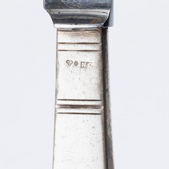 Bestickservis, 51 delar, silver, "Rosenholm", GAB, Stockholm, 1900-talets mitt.