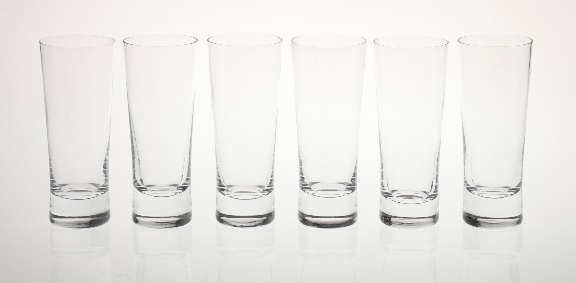 GLASSERVIS, 38 st, "Arne", Göran Hongell, Iittala, 1900-talets senare hälft.