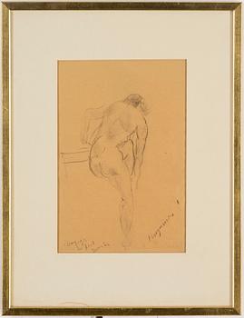 ÉMILE BERNARD, drawing, signed.