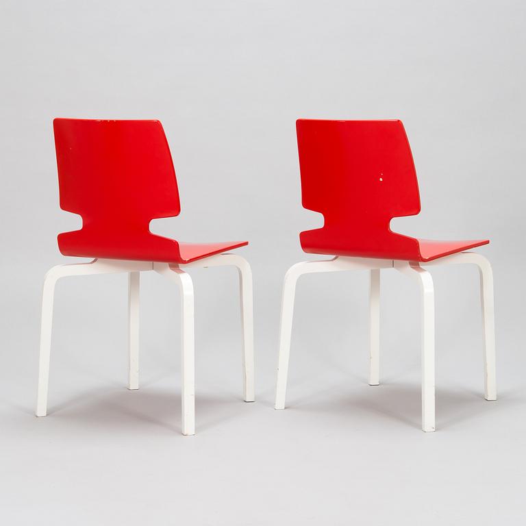 Harri Koskinen, stolar, 4 st, HK 001, "Lento", Artek. Formgiven 2006/ 2009.