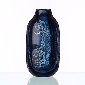 EDVIN ÖHRSTRÖM, vas, ariel, "Vattenlek", Orrefors 1954.