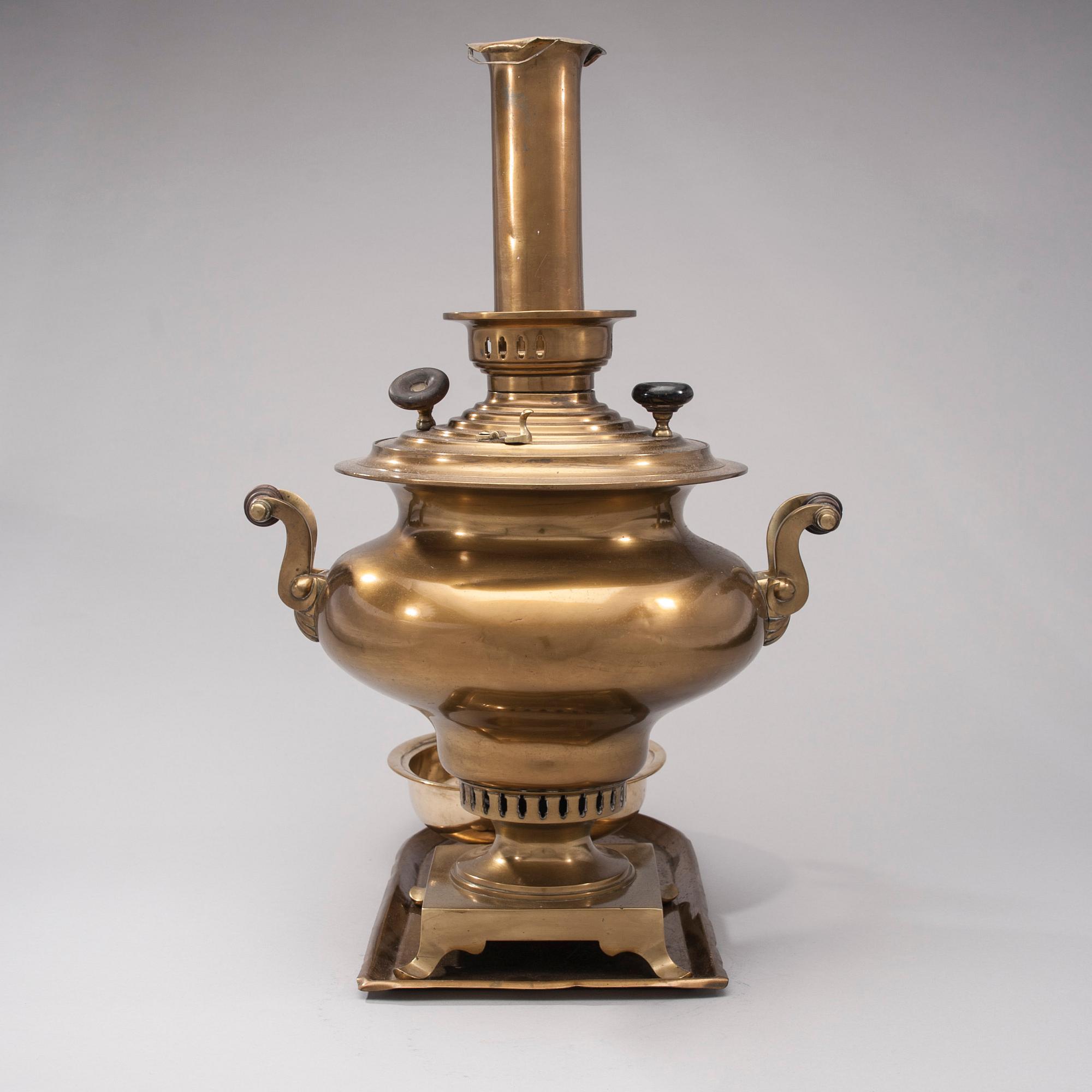 SAMOVAR, mässing, Tula, 1800-talets slut.