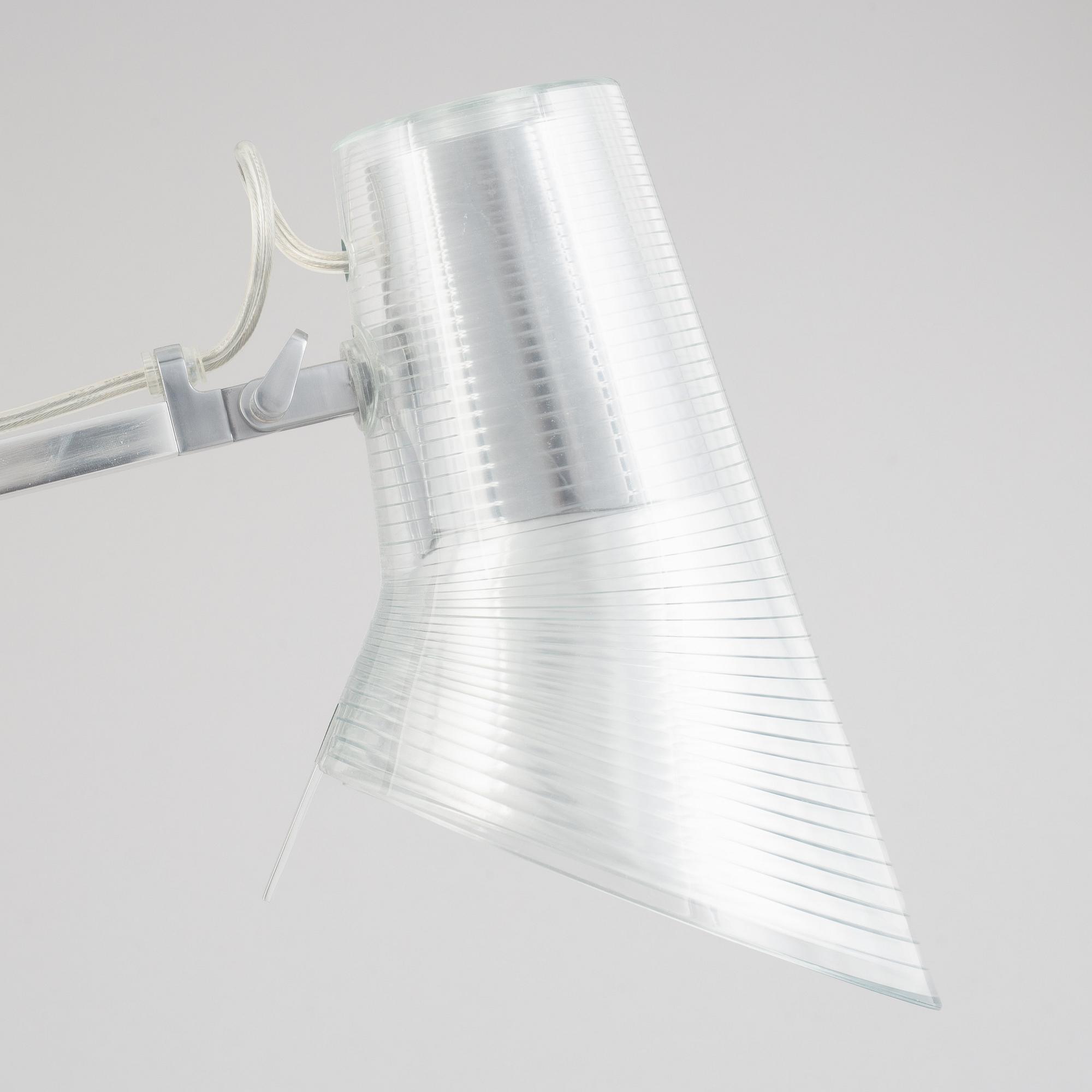 Antonio Citterio, a pair of Kelvin T LED, desk top lamps, Flos.