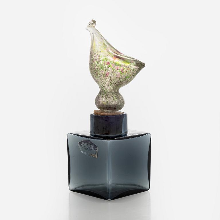 Kaj Franck, flaska, KF254, signerad K. Franck Nuutajärvi -62.