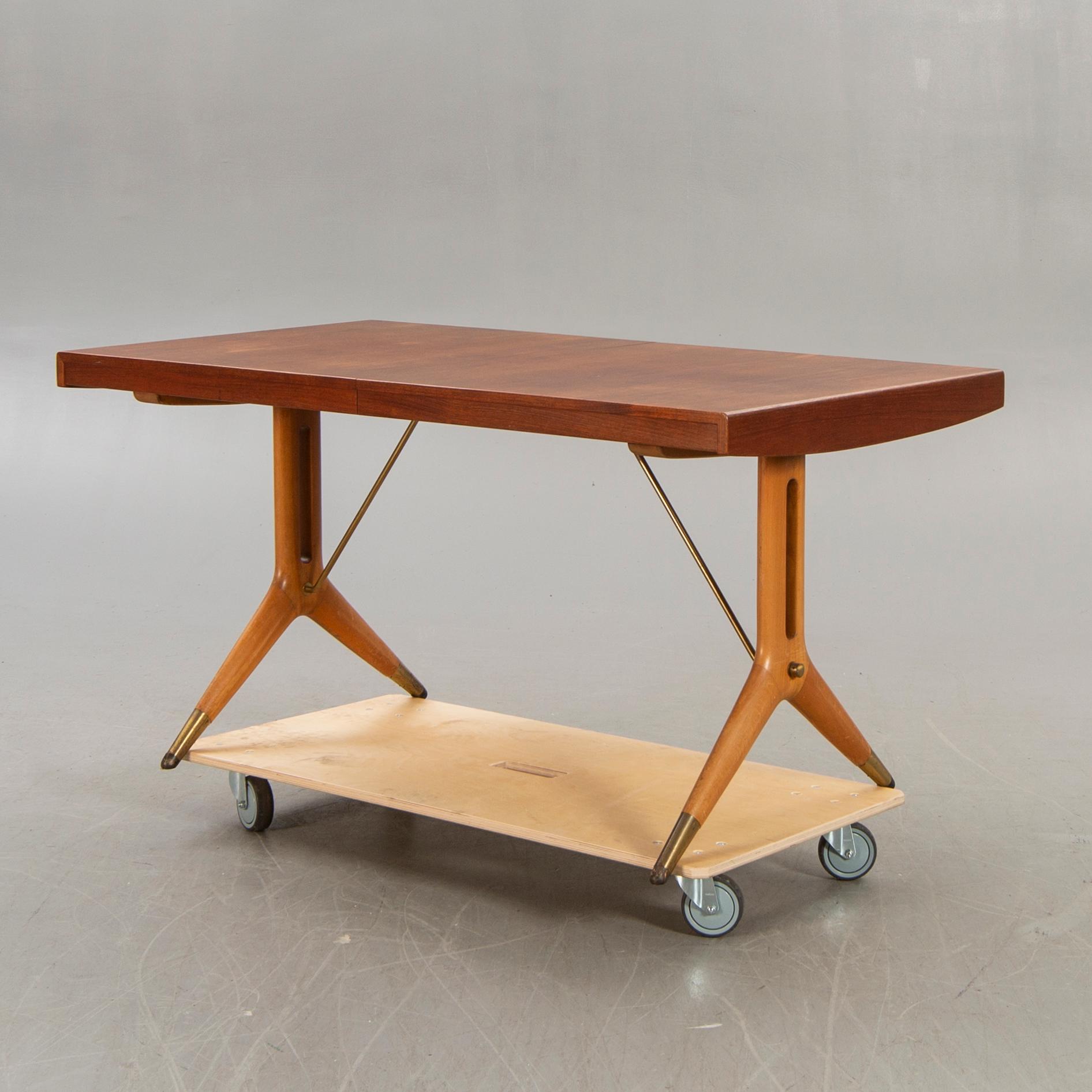 David Rosén, a teak Napoli dining table for NK 1950/60s.