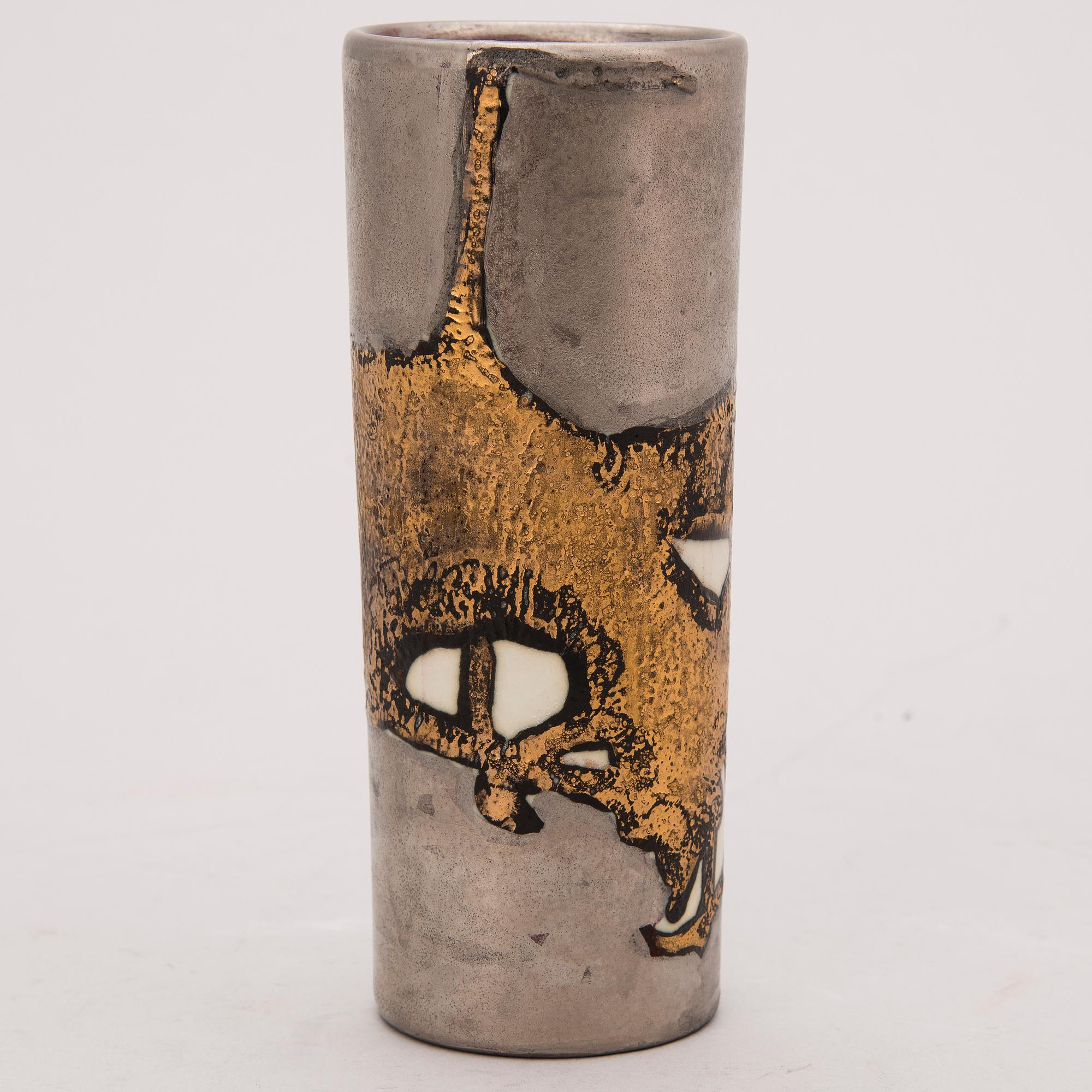 TOINI MUONA, maljakko, keramiikkaa, signeerattu TM. Arabia.