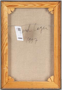 TORD LAGER, oil on canvas, signed and dated 1997.