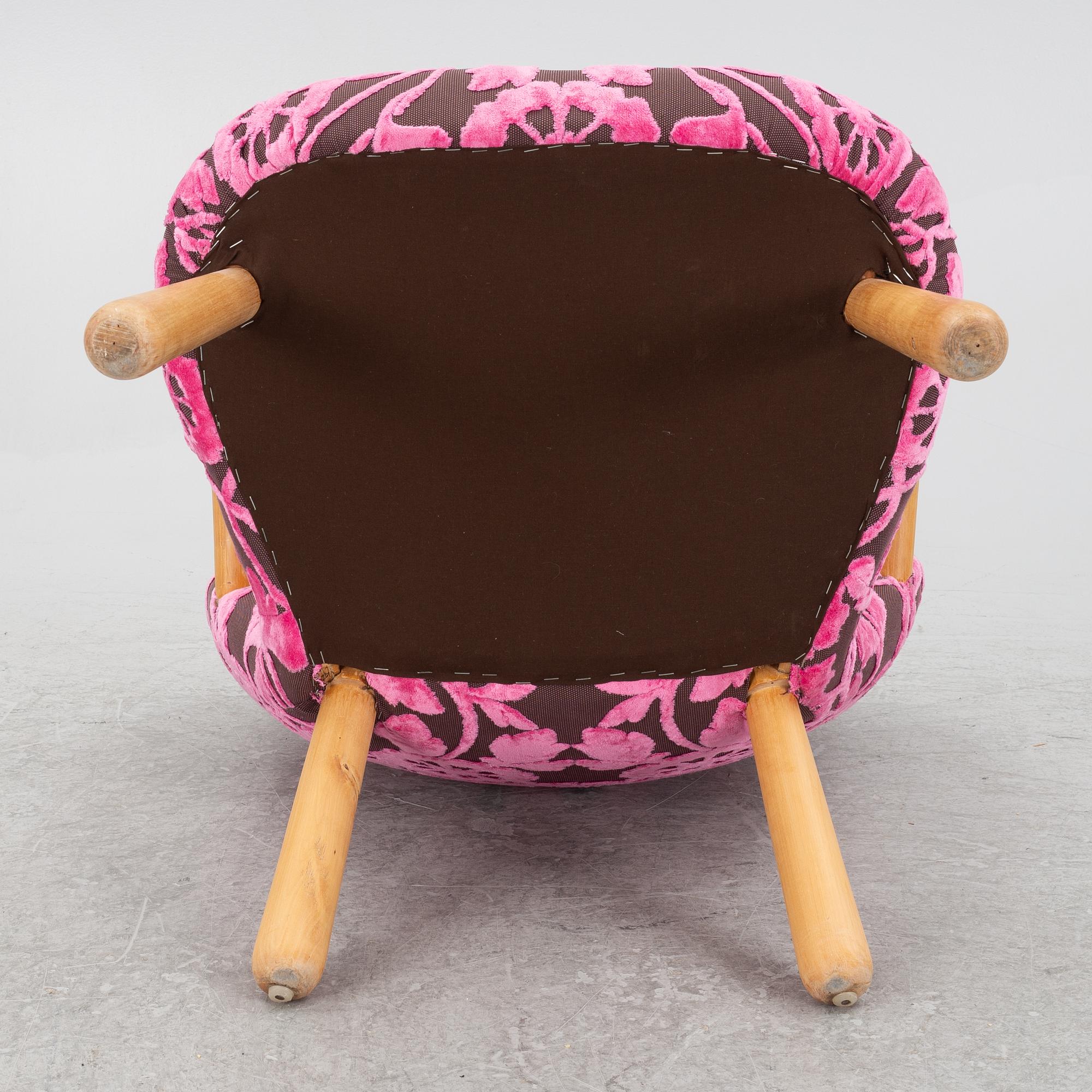 Fåtölj, Scandinavian Modern, "Clam chair"/"Muslinge", 1940/50-tal.
