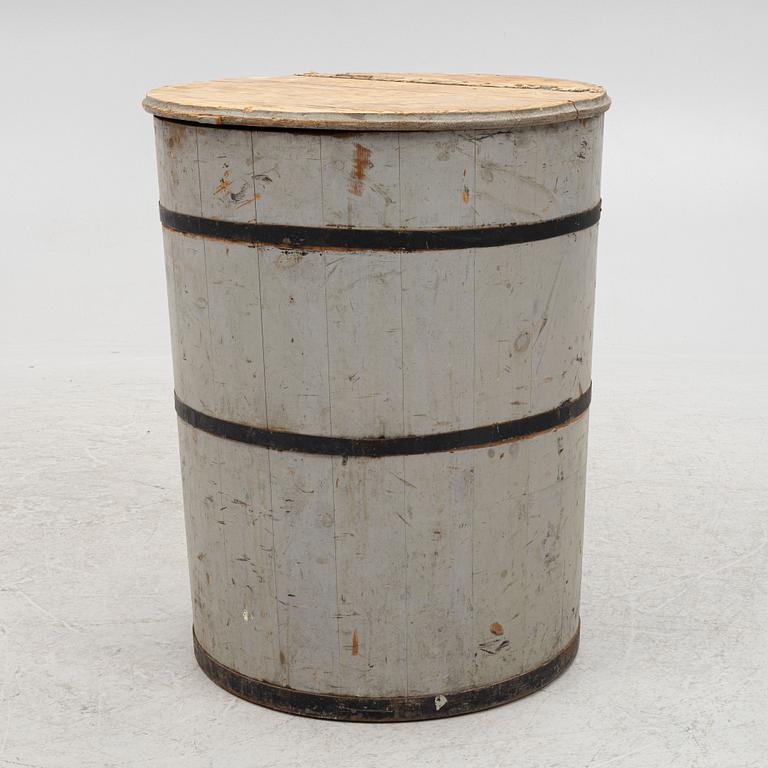 A barrel, from the general store, circa 1900.