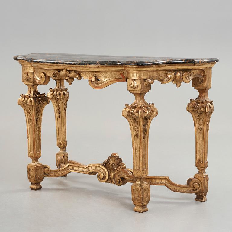 An Italian 18th century Régence console table.