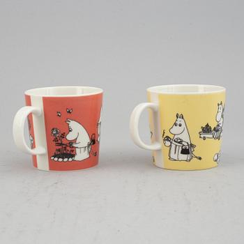 Muminmuggar, 2 st, porslin, Moomin Characters/Bulls, Arabia, Finland.