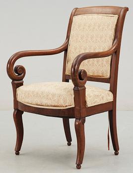 KARMSTOL, senempire, 1800-talets mitt.