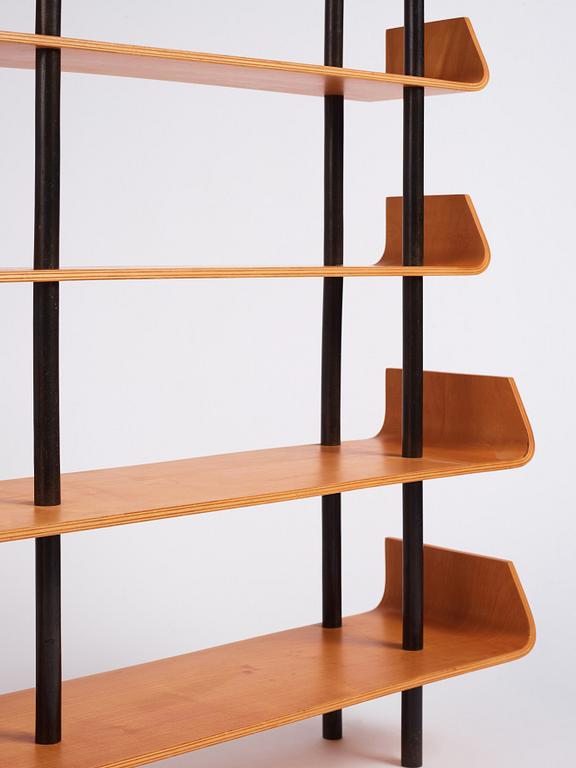 Wilhelm Lutjens, a bookshelf / room divider, model "545", De Boer Gouda, The Netherlands 1950-60s.