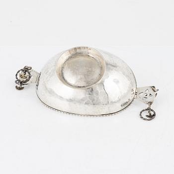 A Swedish sami silver bowl, marks of Göte Persson, Vilhelmina 1951.
