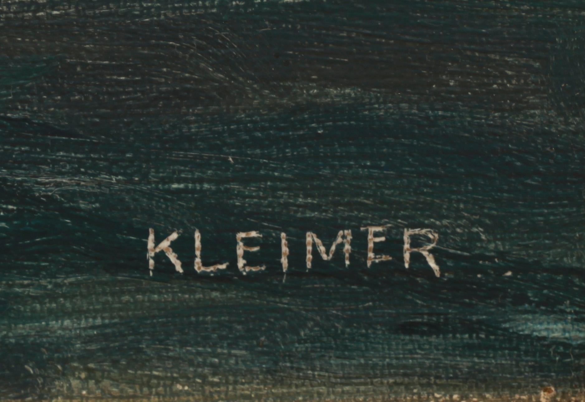 AXEL KLEIMER, olja på duk, ristad sign.