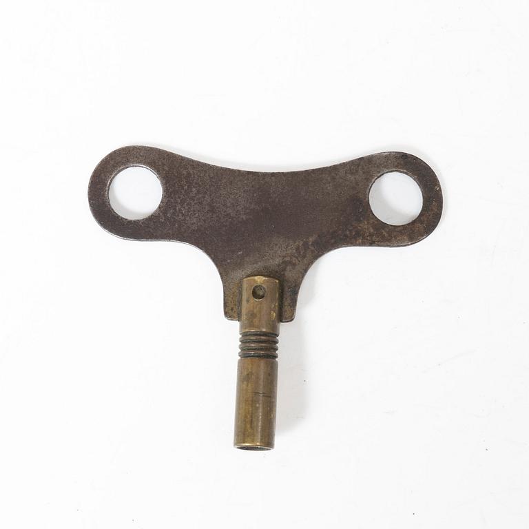 Table pendulum clock, Farcot Breveté, France, late 19th century.