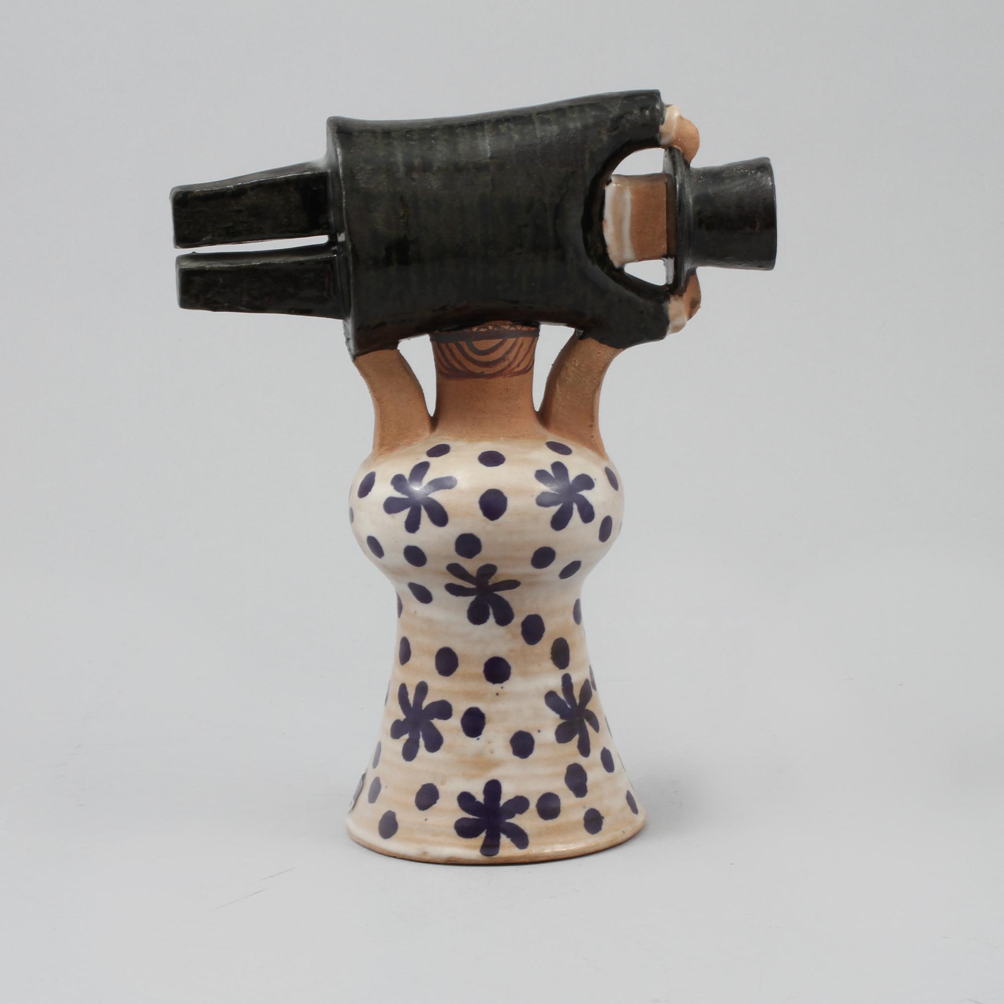 FIGURGRUPP, "Samhällsdebatten", Lisa Larson, Gustavsberg. Formgiven 1968.