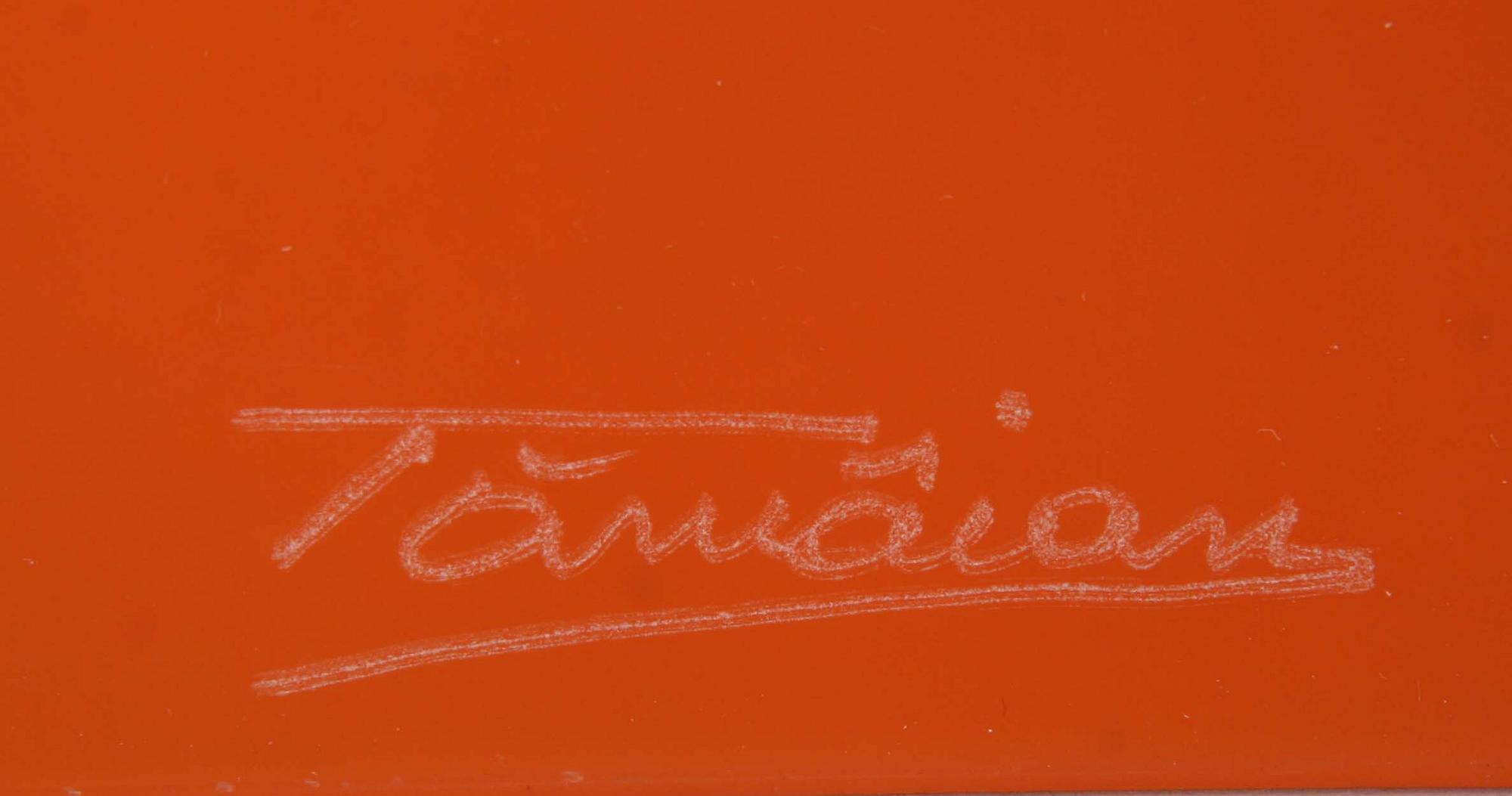 SKULPTUR, glas, Tamaian, Ion Art, Transylvanien, sign.