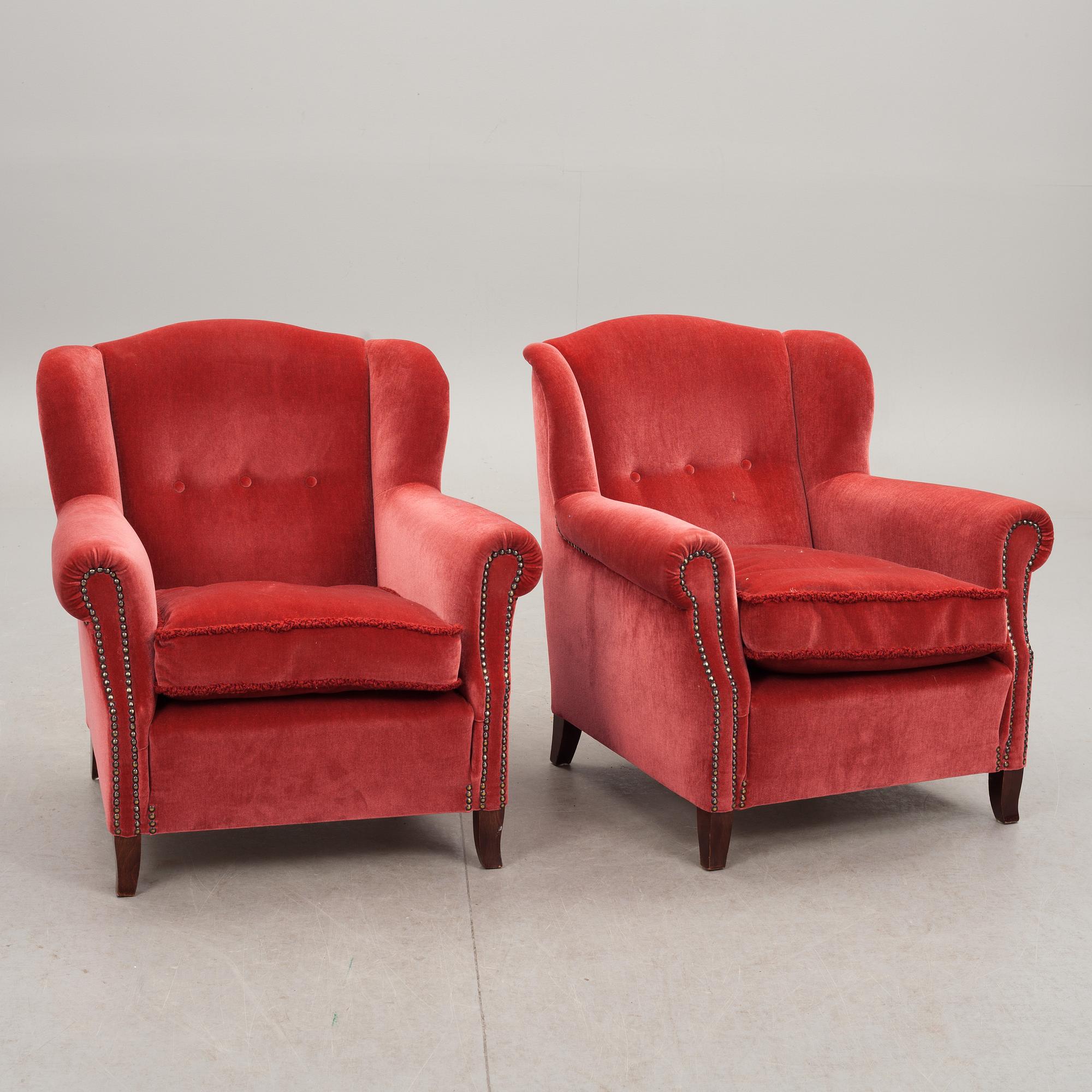 SALONGSMÖBLEMANG, 3 delar, 1900-talets mitt.