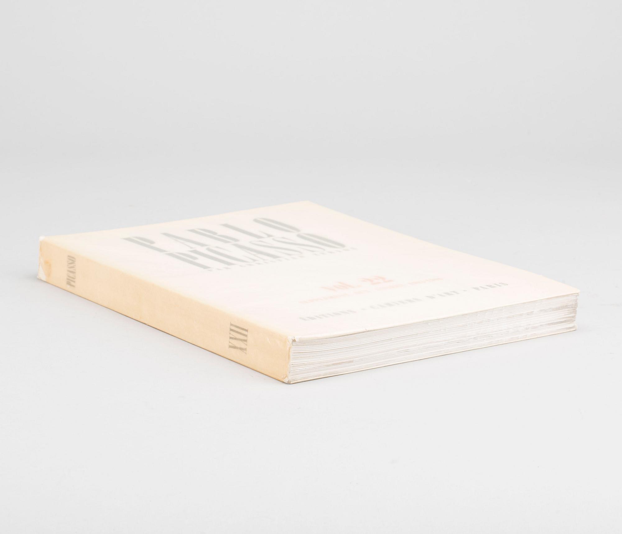 BOOK, Christian Zervos, "Pablo Picasso vol 22. Supplément aux années 1903-1906", Edition Cahier d'Art, Paris 1970.