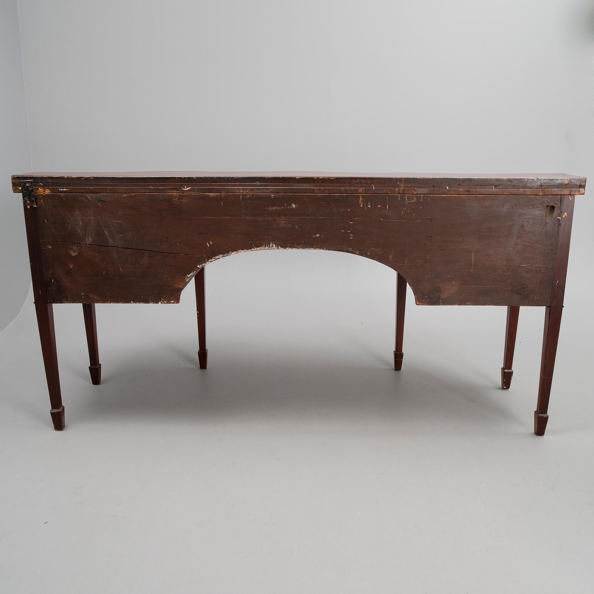 A SIDEBOARD, England first half of the 19th century.