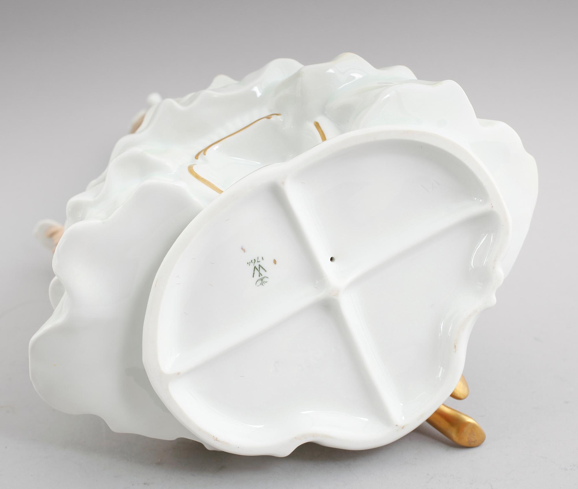 FIGUR, porslin, Wallendorf, 1900-talets mitt.