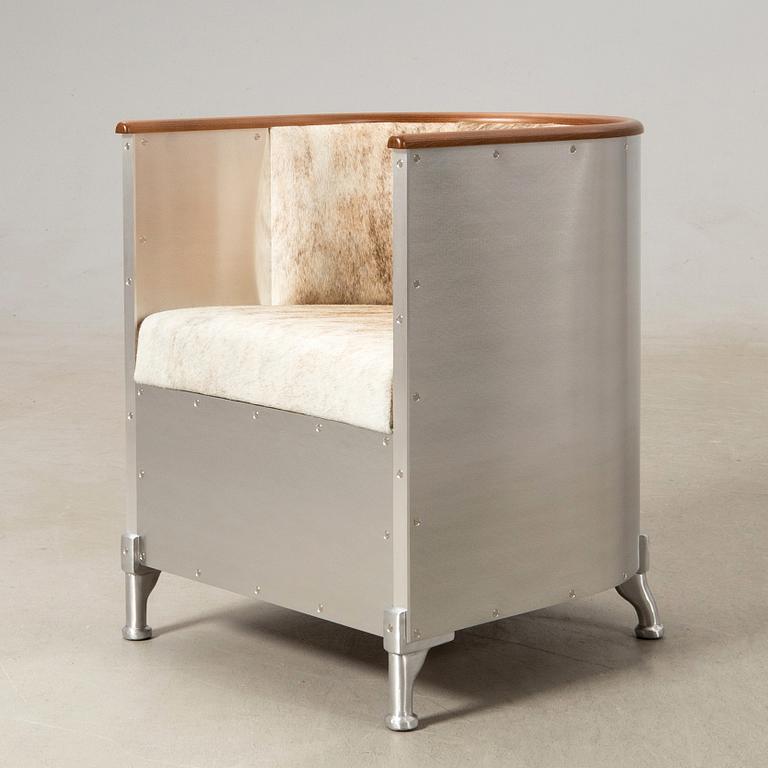 Mats Theselius, armchair "Aluminium Chair", Källemo.