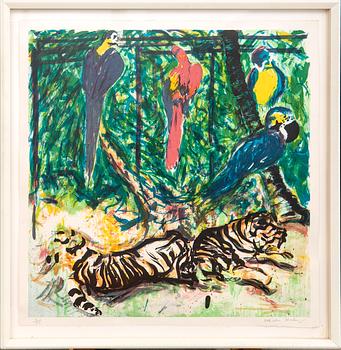 Malcolm Morley, "Parrots".