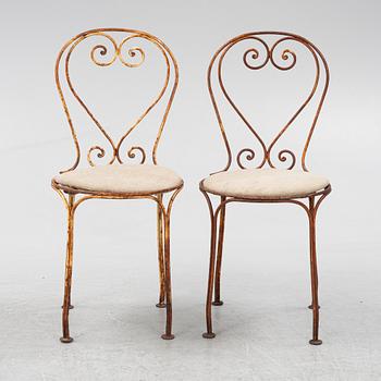 A pair of model 'Vichy' garden chairs, Nordiska Kompaniet.