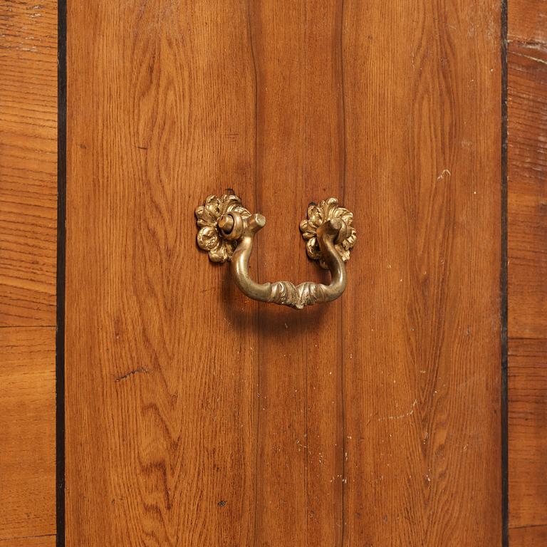 A Swedis Rococo 18th century cupboard.