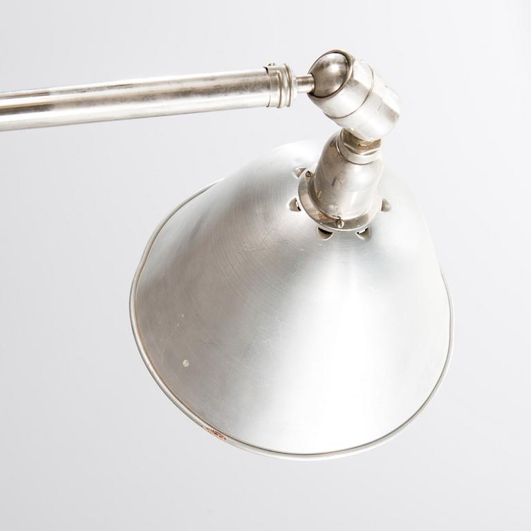 JOHAN PETTER JOHANSSON, A mid-20th century Swedish industrial light 'Triplex-pendel'.