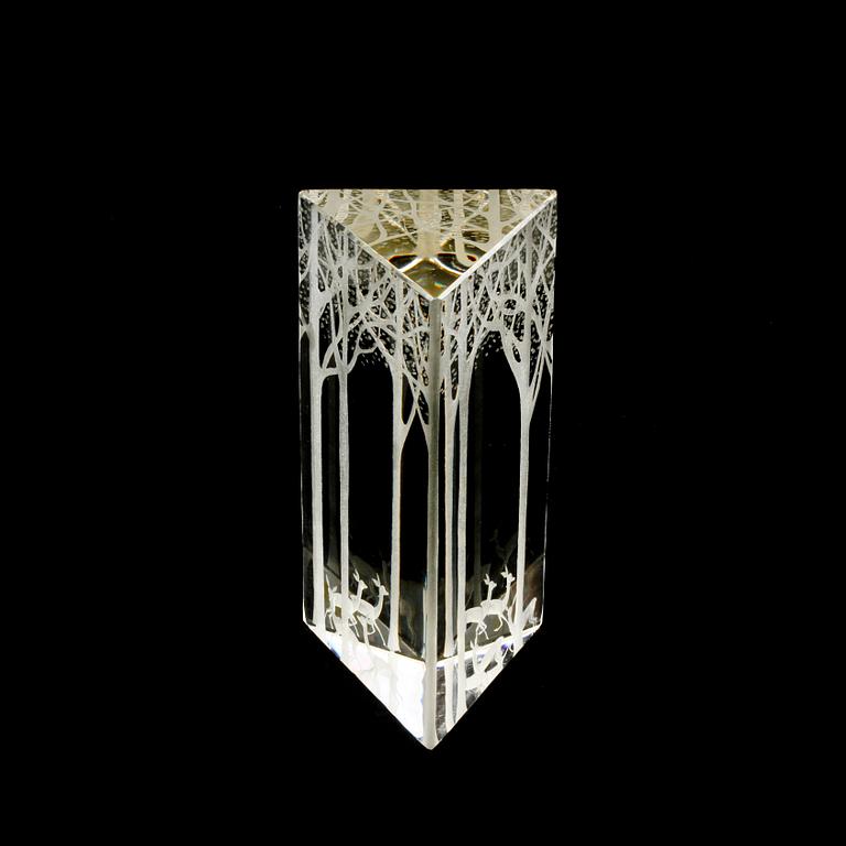 OBJEKT, glas, Vicke Lindstrand, Kosta, 1900-talets andra hälft.