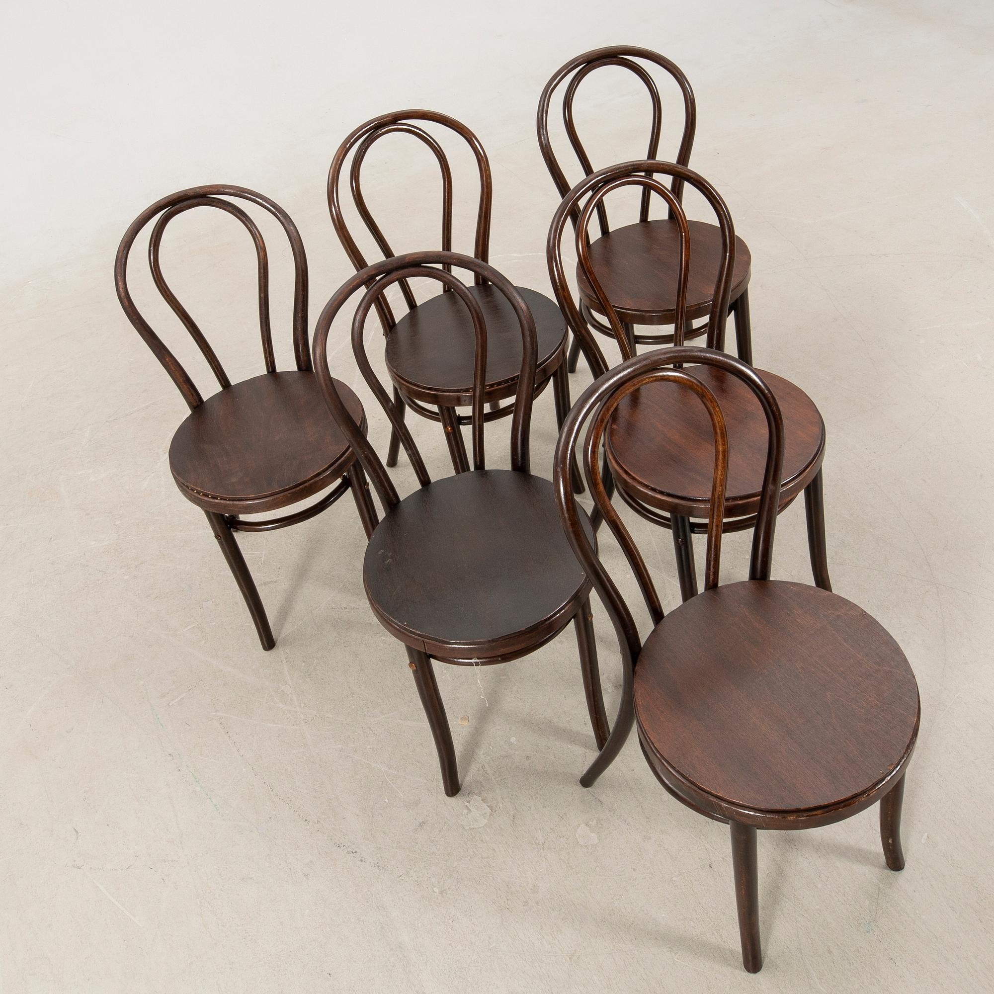 Chairs 6 pcs early 20th century.