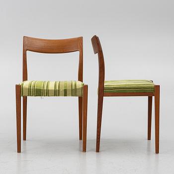 Yngve Ekström, 3 chairs, “Kontiki”, Troeds, second half of the 20th century.