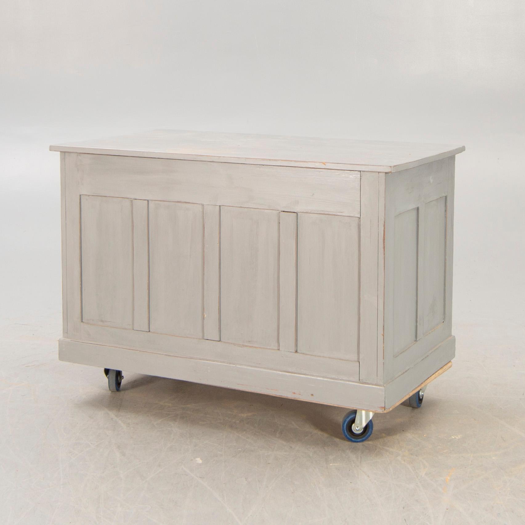 An early 1900s painted writing desk.