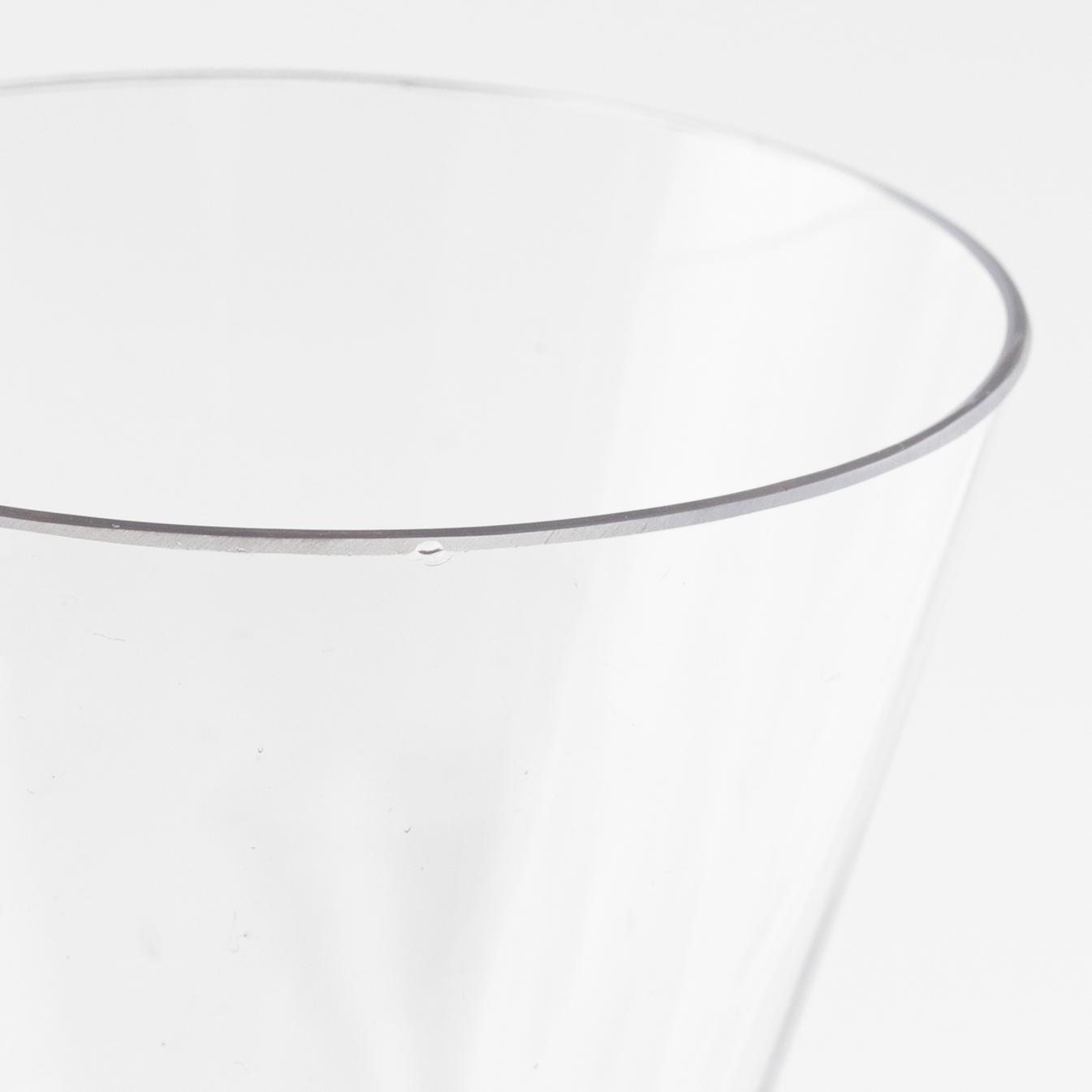 Spetsglas på hög fot, 8 st, 1900-tal.