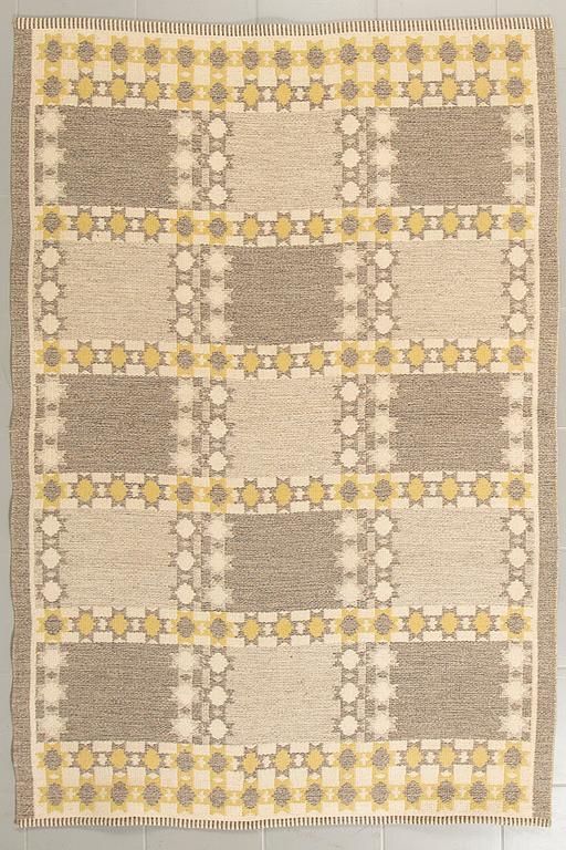 A double woven rug possibly by Ingrid Dessau for Kasthall, second half of the 20th century, 202 x 137 cm.