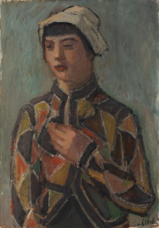 Ossip Lubitch, Man in a Harlequin Jacket.
