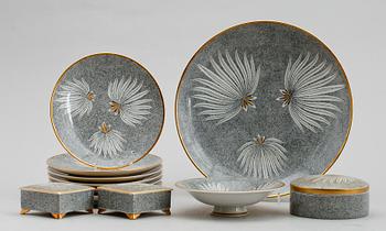SERVISPORSLIN, 11 delar, Rosenthal, 1900-talets mitt.