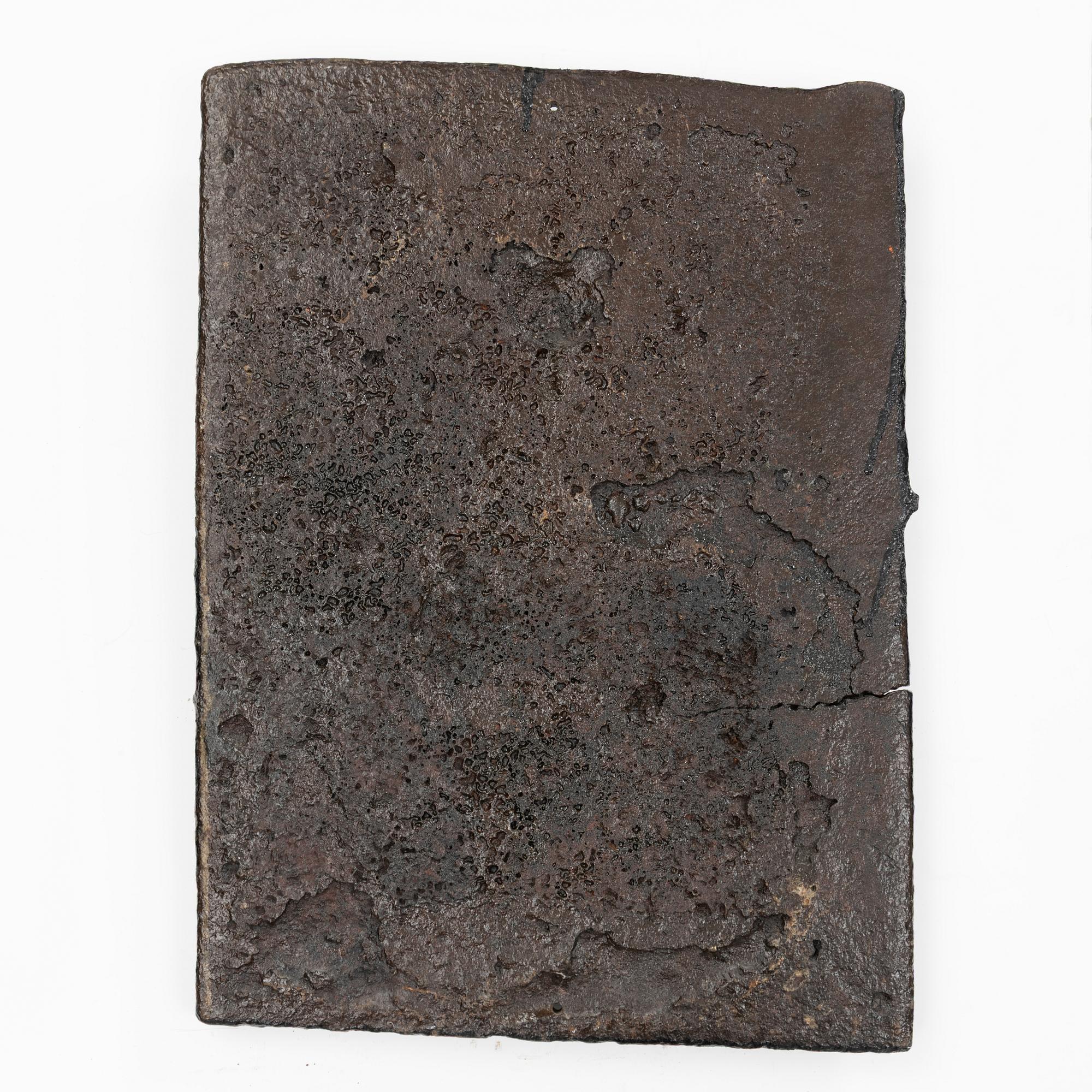 A stove plate, 17th-18th Century.