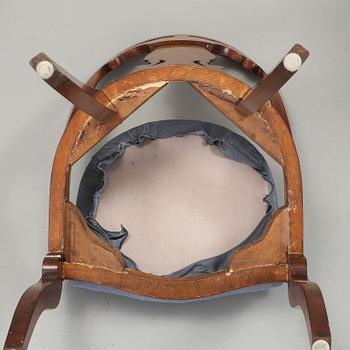 STOLAR, 3 st, sk Göteborgsstolar, 1800-tal.