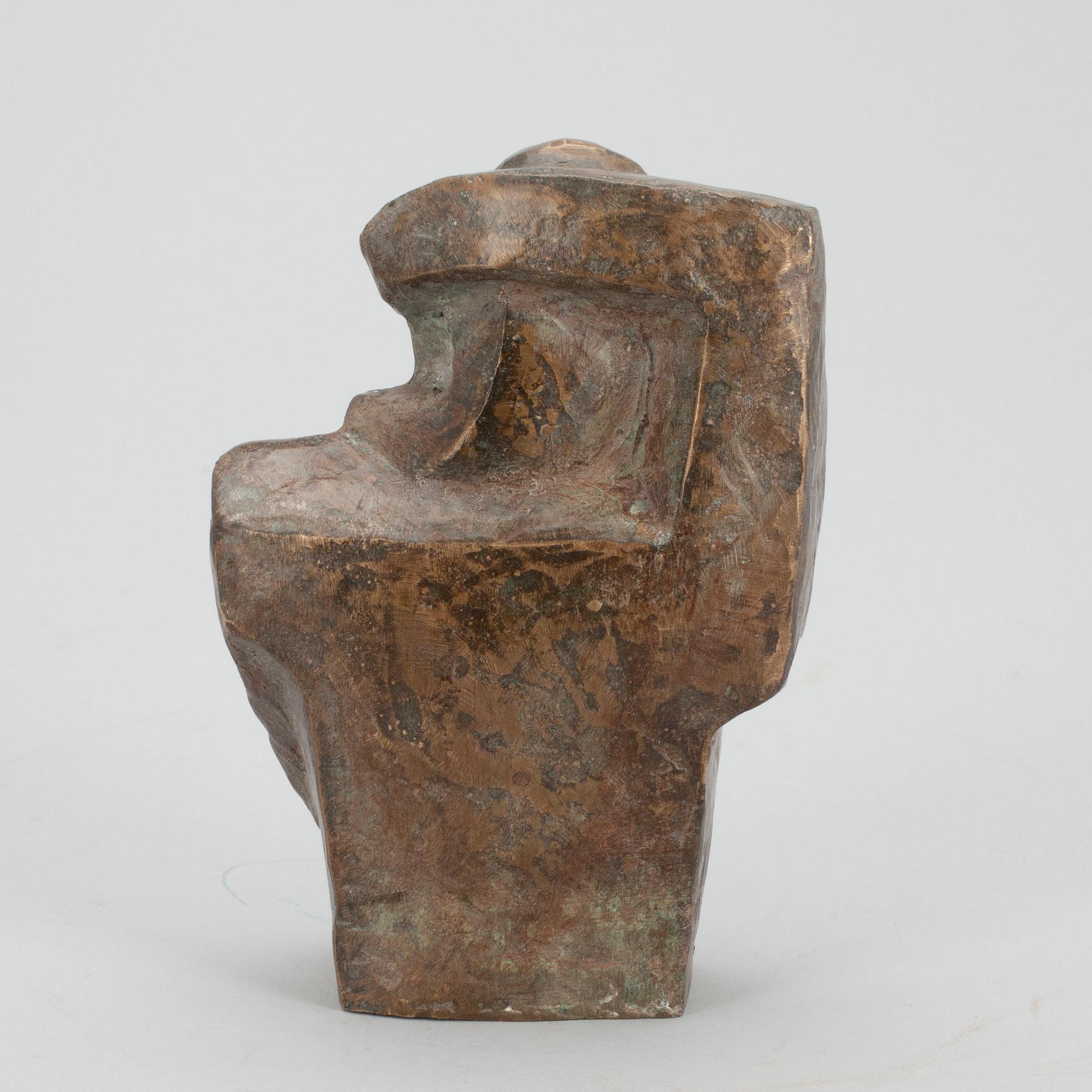 MAARIT NISSILÄ, skulptur, brons signerad och daterad -96.