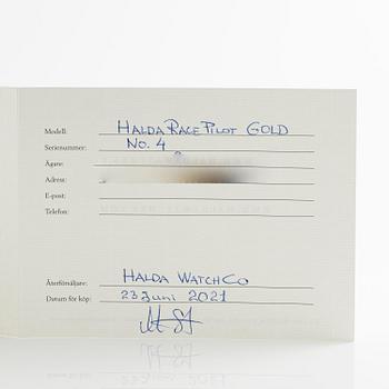 Halda, Race Pilot Gold, ca 2021.