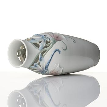 Mela Anderberg, an Art Nouveau porcelain vase, Rörstrand, early 20th Century.