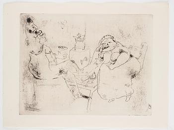 Marc Chagall, MARC CHAGALL, 71 etchings from the edition of 285 examples on Arches/MBM/J. Perrigot paper, 1923-1948.