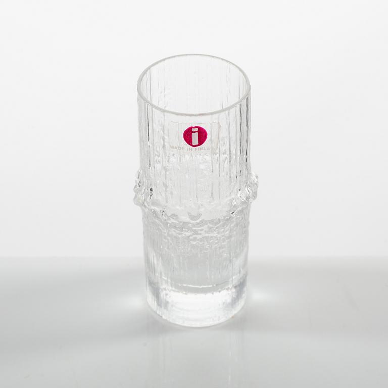 Tapio Wirkkala, six ' niva' shot glasses, Iittala, Finland.