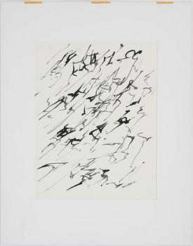 Rune Hagberg, tuschteckning, signerad.