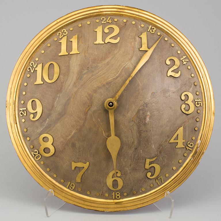 A WOODEN WALL CLOCK, Zenith, first half of the 20th century.