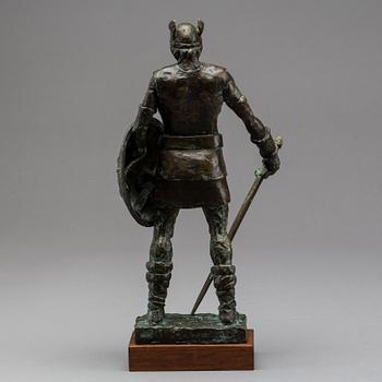 ALICE NORDIN, skulptur, signerad samt märkt Electrolux, patinerad brons 34 cm.